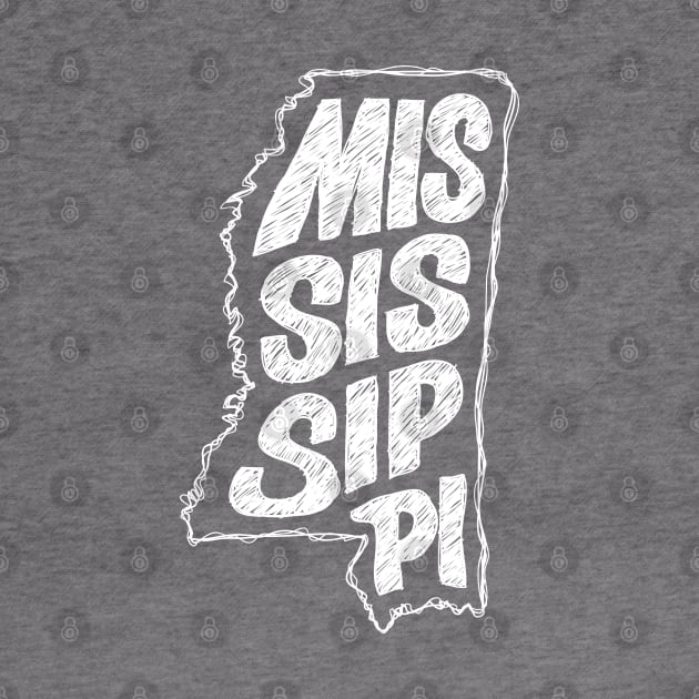 Mississippi (White Graphic) by thefunkysoul